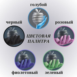 Перчатки нитриловые медицинские Benovy розовые 100шт(50пар)
